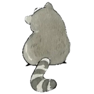🦝 emoji Єнотики ! | @krikolvix Telegram sticker 6 of 10