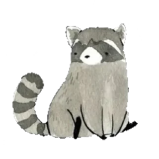 🦝 emoji Єнотики ! | @krikolvix Telegram sticker 3 of 10