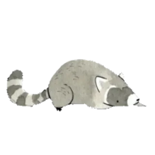 🦝 emoji Єнотики ! | @krikolvix Telegram sticker 5 of 10