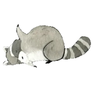 🦝 emoji Єнотики ! | @krikolvix Telegram sticker 9 of 10