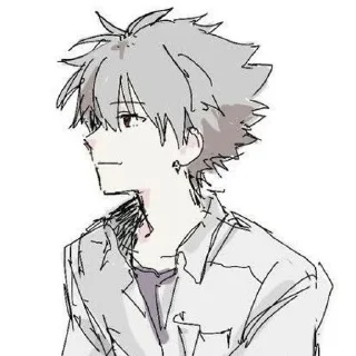 🌟 emoji kaworu | eva | by @qqutiexi Telegram sticker 10 of 104