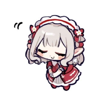 😌 emoji ࣪ ˖ ꒰ 𝑬𝒍𝒇 𝒈𝒊𝒓𝒍 ꒱ ๛ ˖❝ @stickerslumixy ❞ Telegram sticker 15 of 24
