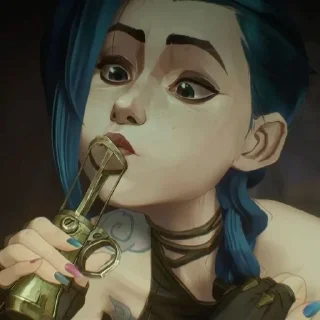 😊 emoji Jinx&Powder🎭 Telegram sticker 15 of 50