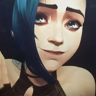 😊 emoji Jinx&Powder🎭 Telegram sticker 9 of 50