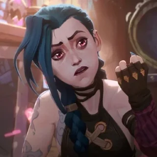 🤨 emoji Jinx&Powder🎭 Telegram sticker 8 of 50