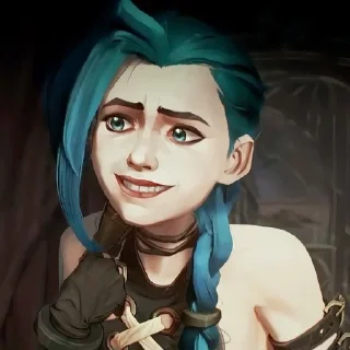 😉 emoji Jinx&Powder🎭 Telegram sticker 10 of 50