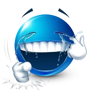 😂 emoji Blue Emoji @SbornikStickers Telegram sticker 22 of 96