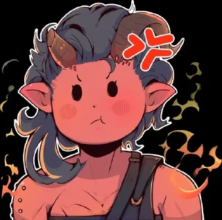 Sticker from Karlach | Baldur's gate 3