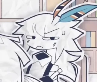🤩 emoji Энгель:> by @Aiwii_kss_7 @MoiStikiBot Telegram sticker 3 of 27