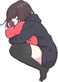 ❤ emoji MenheraChan v.2 @duishenov_talgat Telegram sticker 7 of 77