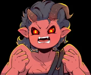 Sticker from Karlach | Baldur's gate 3