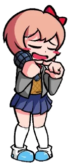 Sticker from Sayori FNF