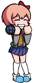 Sticker from Sayori FNF