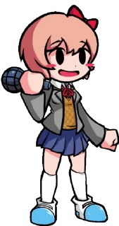 Sticker from Sayori FNF