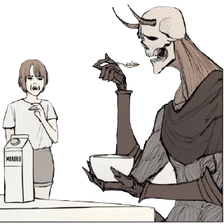 😰 emoji Great Duke of Hell Telegram sticker 14 of 90