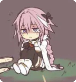 😭 emoji Астольфо ммленький фембои Telegram sticker 6 of 11
