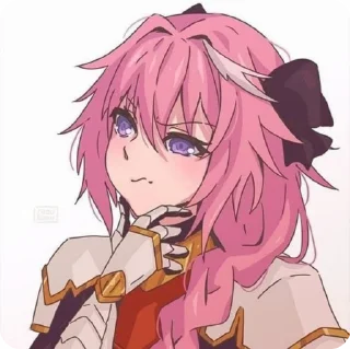 🤔 emoji Астольфо ммленький фембои Telegram sticker 10 of 11