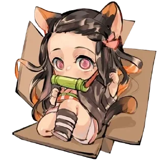 Sticker from ♡ незуко камадо ♡