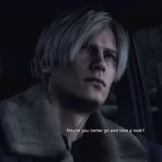😐 emoji MeM-Leon Kennedy-@stiker_MeM9 Telegram sticker 2 of 42