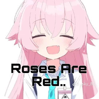 🌹 emoji Hoshino! Telegram sticker 21 of 26