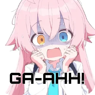 😱 emoji Hoshino! Telegram sticker 16 of 26