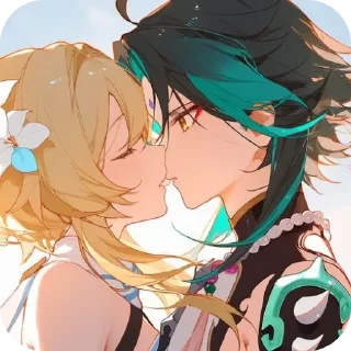 😘 emoji Шипы с Люмин 💛 Telegram sticker 2 of 57