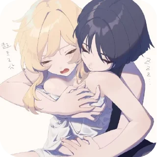 😊 emoji Шипы с Люмин 💛 Telegram sticker 15 of 57