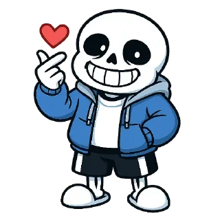 🫰 emoji Санс | @TopTgDima Telegram sticker 5 of 20