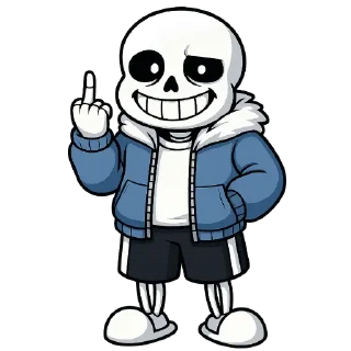 🖕 emoji Санс | @TopTgDima Telegram sticker 7 of 20