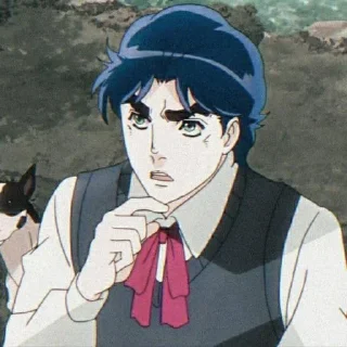 ♓ emoji @Earth928B x @CloobHub JoJo ДжоДжо Дио Джотаро Telegram sticker 6 of 110