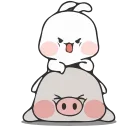 🐷 emoji Больше стиков тут: @stikery4 Telegram sticker 15 of 46