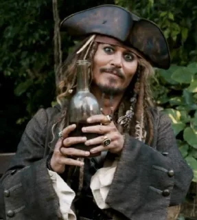 Sticker from Captain Jack Sparrow