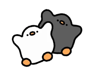 🐣 emoji ૮ ˶ˆ꒳ˆ˵ ა ﹕ @mewsticks   ｡ ˚  ○ Telegram sticker 4 of 24
