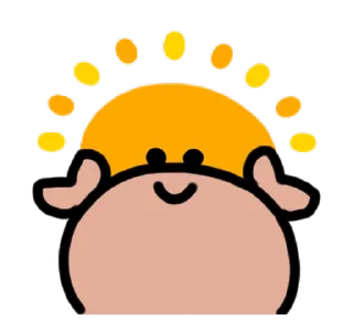 🦀 emoji ૮ ˶ˆ꒳ˆ˵ ა ﹕ @mewsticks   ｡ ˚  ○ Telegram sticker 13 of 24