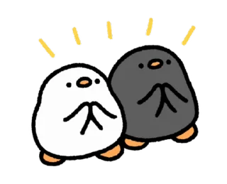 🐣 emoji ૮ ˶ˆ꒳ˆ˵ ა ﹕ @mewsticks   ｡ ˚  ○ Telegram sticker 11 of 24
