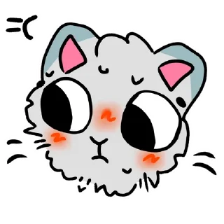 Sticker from мои котики >|³
