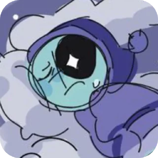 🌑 emoji ꒰🌑꒱﹒ 𝑨𝒔𝒕𝒓𝒐 ﹒⟢ @TwoL0ver Telegram sticker 12 of 119