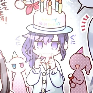 💜 emoji Mᴀfuyu Asᴀhinᴀ. 💫 Telegram sticker 24 of 34