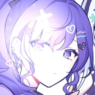 💜 emoji Mᴀfuyu Asᴀhinᴀ. 💫 Telegram sticker 18 of 34