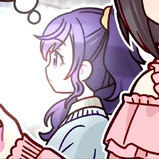 💜 emoji Mᴀfuyu Asᴀhinᴀ. 💫 Telegram sticker 22 of 34