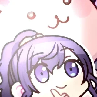 💜 emoji Mᴀfuyu Asᴀhinᴀ. 💫 Telegram sticker 20 of 34