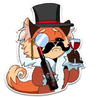 Sticker from Алиса и винишко ведьмака