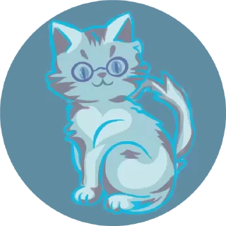 😎 emoji Кошечка голубых кровей :wasil.sss Telegram sticker 6 of 8