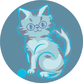 😁 emoji Кошечка голубых кровей :wasil.sss Telegram sticker 7 of 8