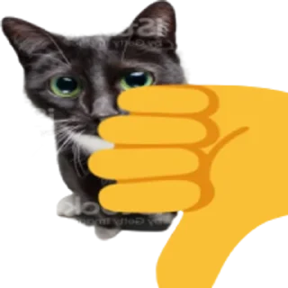 👎 emoji Kitty Telegram sticker 21 of 25