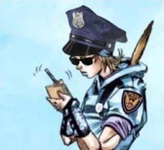 👮 emoji Jojo's 🙀🙀🙀 @nightxmx Telegram sticker 14 of 37