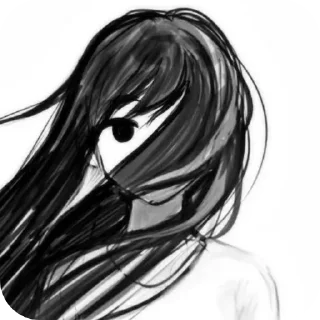 🖤 emoji 𝓜ari from @manianuo Telegram sticker 3 of 40