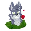 🐺 emoji snixxyy wolf Telegram sticker 5 of 16