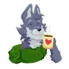 Sticker from snixxyy wolf