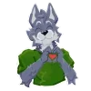 🐺 emoji snixxyy wolf Telegram sticker 6 of 16